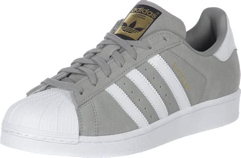 adidas superstar suede schuhe grau|Grey Superstar Shoes .